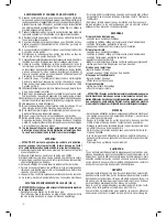 Preview for 10 page of Valex 1600L Instruction Manual And Safety Instructions