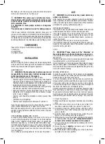 Предварительный просмотр 7 страницы Valex 1650151 Instruction Manual And Safety Instructions