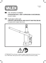 Предварительный просмотр 1 страницы Valex 1650530 Instruction Manual And Safety Instructions