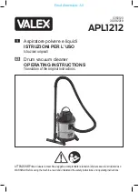 Valex APL1212 Operating Instructions Manual preview
