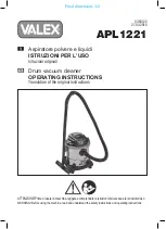 Valex APL1221 Operating Instructions Manual preview