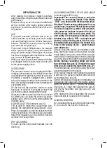 Предварительный просмотр 13 страницы Valex APL1231 Operating Instructions Manual