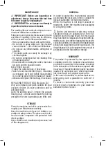 Preview for 15 page of Valex APL1231 Operating Instructions Manual