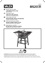 Valex BS2031 Instruction Manual предпросмотр