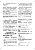 Предварительный просмотр 10 страницы Valex BS2031 Instruction Manual