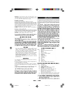 Предварительный просмотр 10 страницы Valex BX1800 Operating Instructions Manual