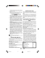 Предварительный просмотр 16 страницы Valex BX1800 Operating Instructions Manual