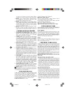 Предварительный просмотр 20 страницы Valex BX1800 Operating Instructions Manual
