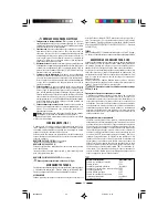 Preview for 24 page of Valex BX1800 Operating Instructions Manual