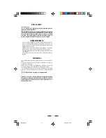 Preview for 31 page of Valex BX1800 Operating Instructions Manual