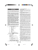 Preview for 32 page of Valex BX1800 Operating Instructions Manual