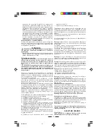 Предварительный просмотр 35 страницы Valex BX1800 Operating Instructions Manual