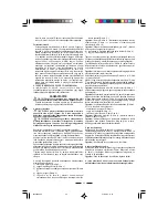 Предварительный просмотр 44 страницы Valex BX1800 Operating Instructions Manual