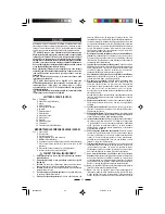 Предварительный просмотр 54 страницы Valex BX1800 Operating Instructions Manual