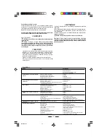 Preview for 57 page of Valex BX1800 Operating Instructions Manual
