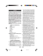 Предварительный просмотр 58 страницы Valex BX1800 Operating Instructions Manual