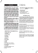 Предварительный просмотр 11 страницы Valex BX1900 Operating Instructions Manual