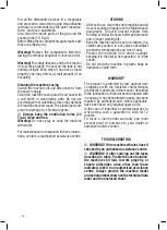 Предварительный просмотр 14 страницы Valex BX1900 Operating Instructions Manual
