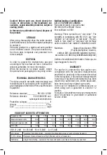 Предварительный просмотр 6 страницы Valex C170 Instruction Manual And Safety Instructions