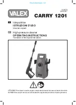 Valex CARRY 1201 Operating Instructions Manual предпросмотр
