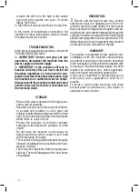 Предварительный просмотр 12 страницы Valex CARRY 1201 Operating Instructions Manual