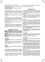 Preview for 5 page of Valex CINDER 1003 Operating Instructions Manual