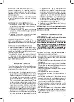 Предварительный просмотр 9 страницы Valex DE2700 Operating Instructions Manual