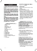 Предварительный просмотр 12 страницы Valex DE2700 Operating Instructions Manual