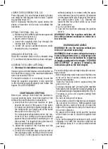 Preview for 13 page of Valex DE2700 Operating Instructions Manual