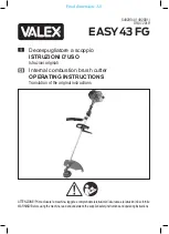 Valex EASY43 FG Operating Instructions Manual предпросмотр