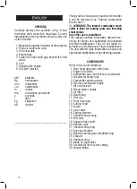 Предварительный просмотр 18 страницы Valex EASY43 FG Operating Instructions Manual