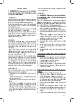 Предварительный просмотр 19 страницы Valex EASY43 FG Operating Instructions Manual