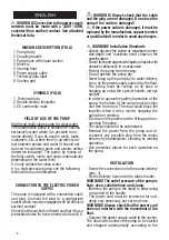 Preview for 8 page of Valex ESP-INOX1101/3 Operating Instructions Manual