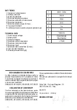 Preview for 4 page of Valex ESP751/3H Operating Instructions Manual