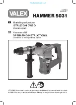 Valex HAMMER 5031 Operating Instructions Manual предпросмотр