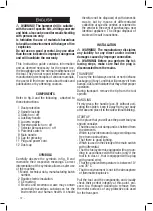Предварительный просмотр 12 страницы Valex HAMMER 5031 Operating Instructions Manual