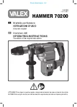 Valex HAMMER 70200 Operating Instructions Manual предпросмотр