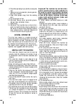Preview for 10 page of Valex KOS12 Operating And Safety Instructions Manual