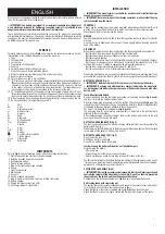 Предварительный просмотр 7 страницы Valex LI-LINE2V IMPACT 218 Manual