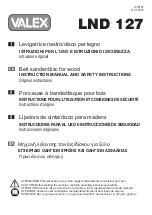 Valex LND 127 Instruction Manual And Safety Instructions preview