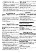 Предварительный просмотр 14 страницы Valex LND 127 Instruction Manual And Safety Instructions