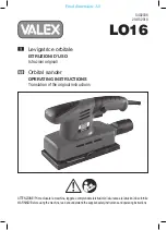 Valex LO16 Operating Instructions Manual preview