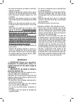 Предварительный просмотр 11 страницы Valex LR130 Operating Instructions Manual