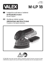 Preview for 1 page of Valex M-LP 18 Operating Instructions Manual