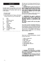 Предварительный просмотр 10 страницы Valex M-LP 18 Operating Instructions Manual
