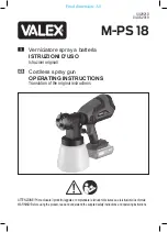 Valex M-PS 18 Operating Instructions Manual preview