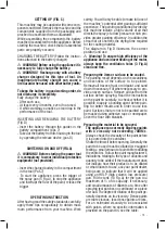 Предварительный просмотр 15 страницы Valex M-PS 18 Operating Instructions Manual