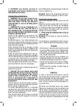 Предварительный просмотр 17 страницы Valex M-PS 18 Operating Instructions Manual