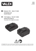 Valex MULTI ONE M-B 15 Instruction Manual предпросмотр