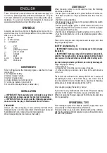 Preview for 5 page of Valex MULTI ONE M-B 15 Instruction Manual
